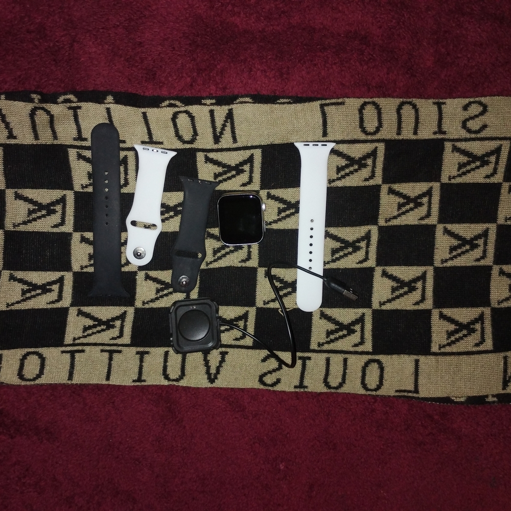 Stylish Black and White Smartwatch